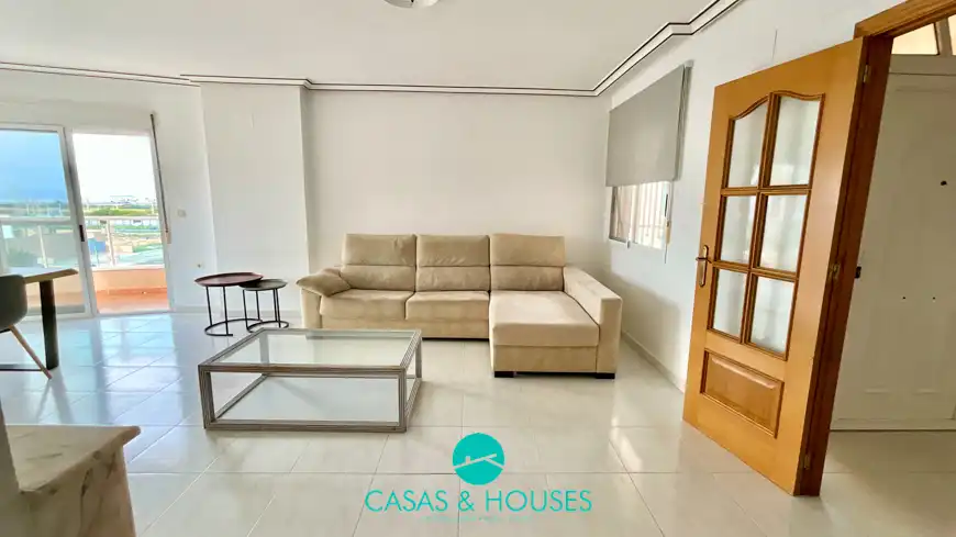 Sala de estar de Casa o chalet en venta en Cartagena con Jardín privado, Terraza y Balcón