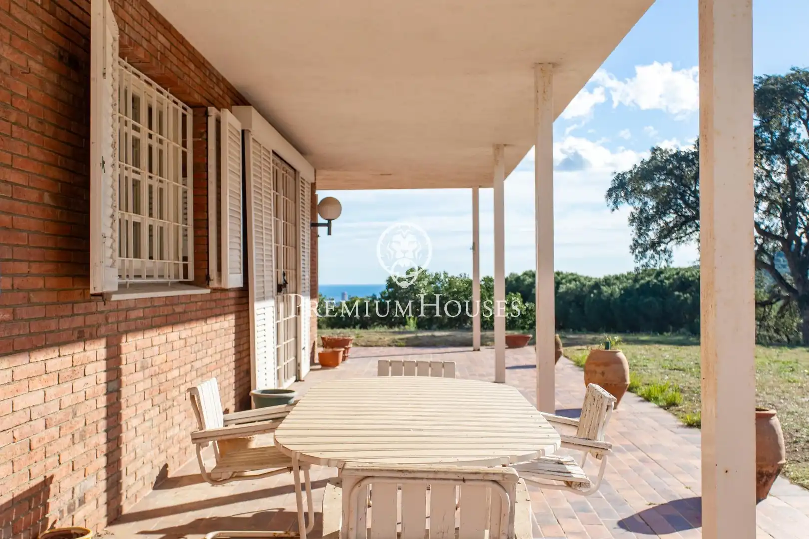 Terrasse von Haus oder Chalet zum Verkauf in Argentona mit Parkett