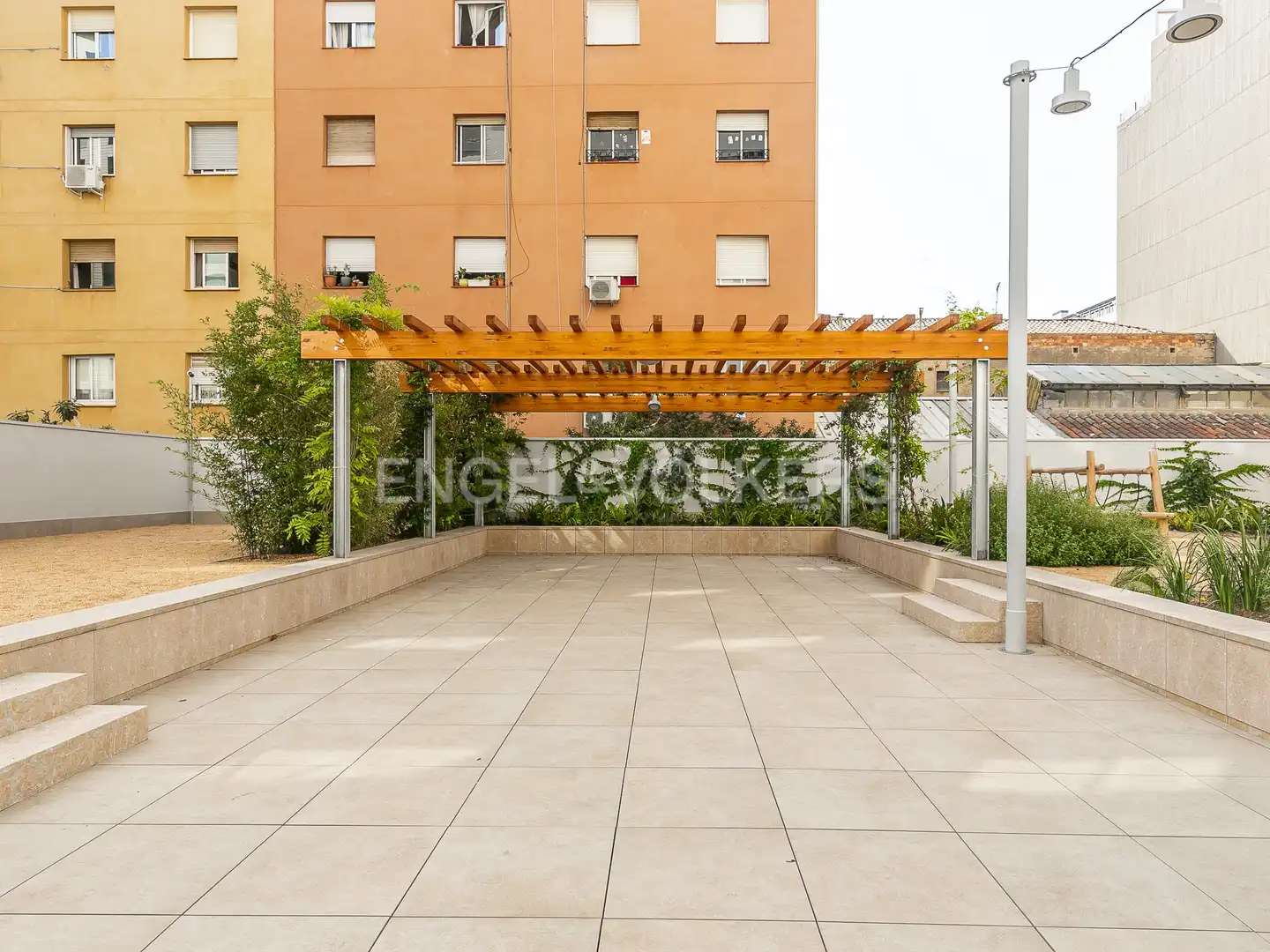 Terrasse von Wohnung zur Miete in Barcelona mit Klimaanlage, Heizung und Parkett