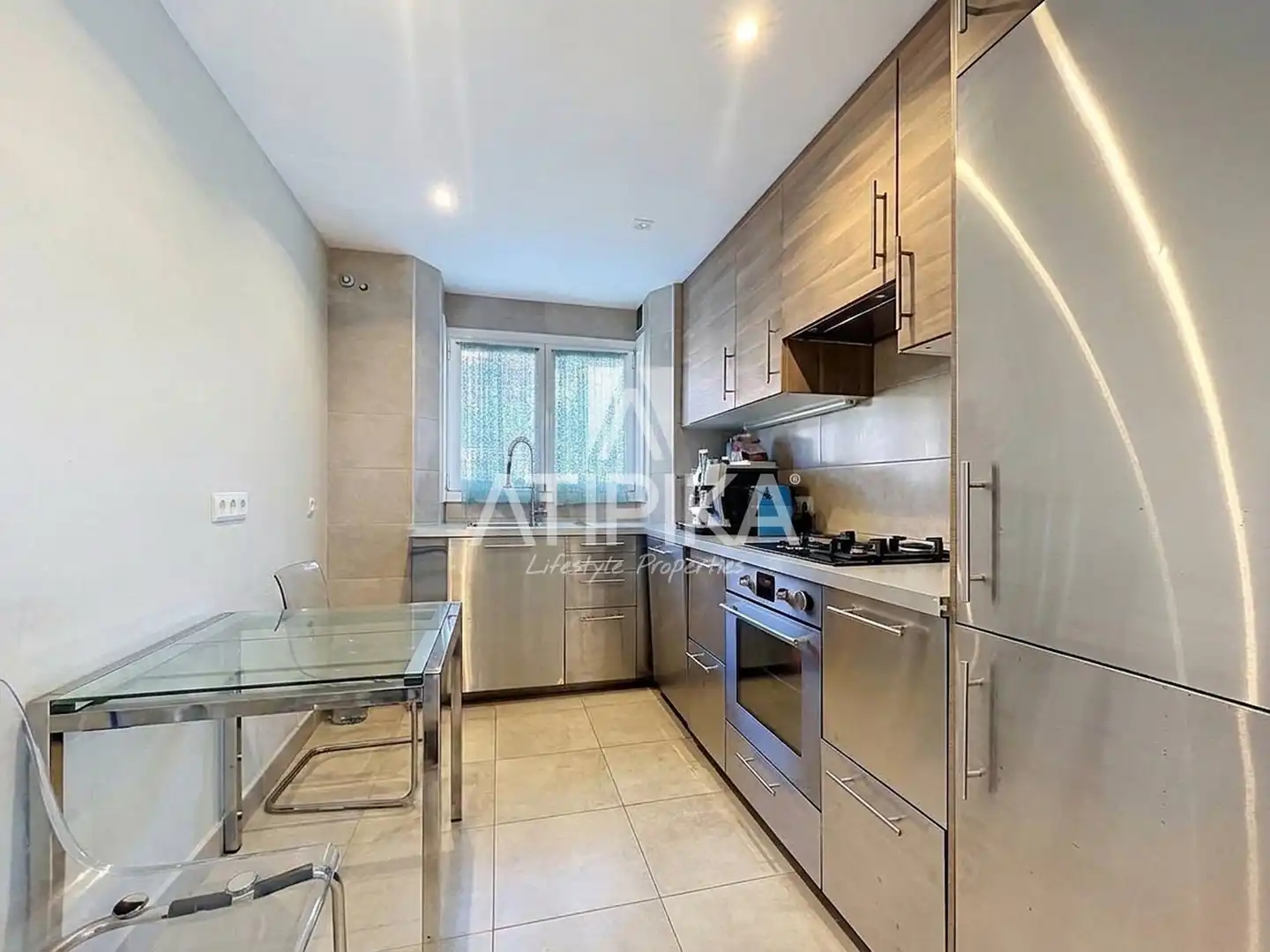 Küche von Wohnung zur Miete in Castelldefels mit Klimaanlage, Heizung und Terrasse