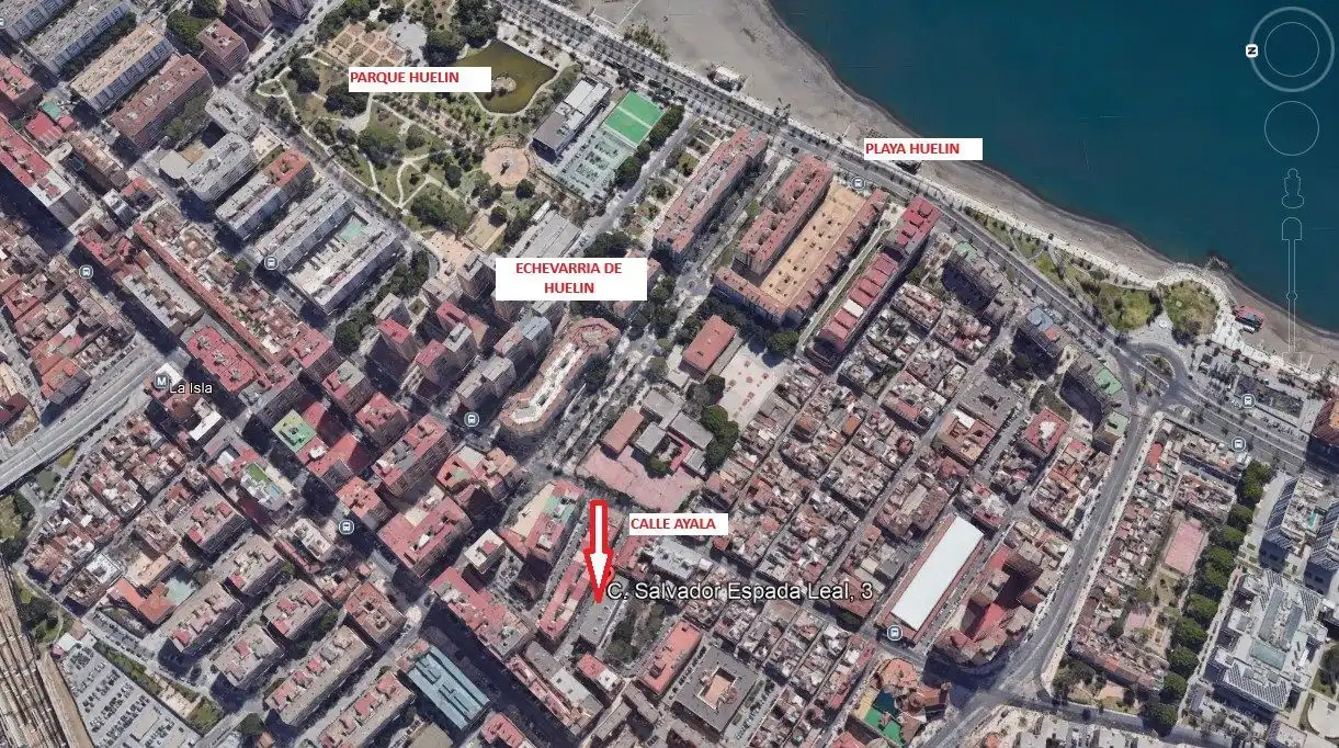 Vista exterior de Local en venta en Málaga