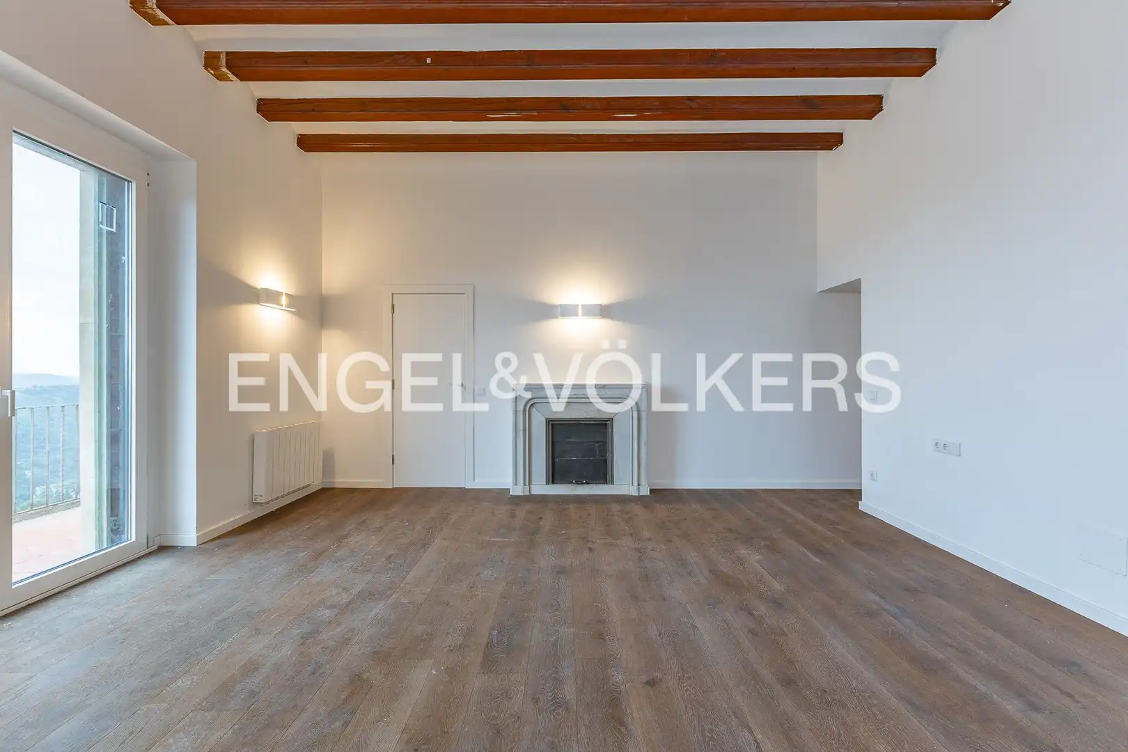 Sala d'estar de Finca rústica en venda en Sant Quirze Safaja amb Calefacció, Jardí privat i Terrassa