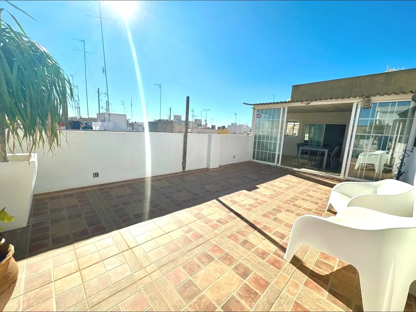 Terraza de Ático en venta en Elche / Elx con Terraza, Amueblado y Balcón