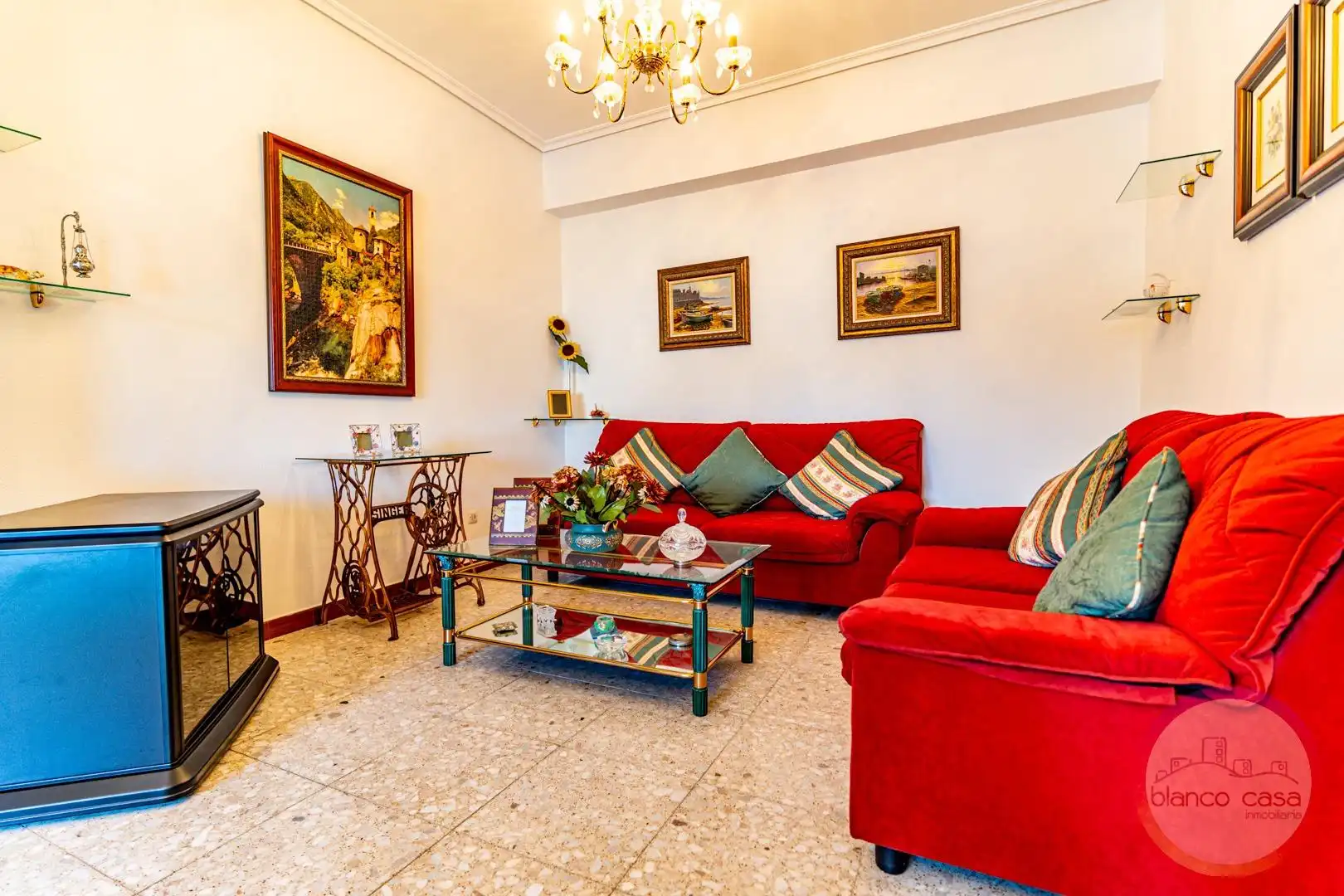 Living room of Flat for sale in Carballo  with Heating, Terrace and Storage room