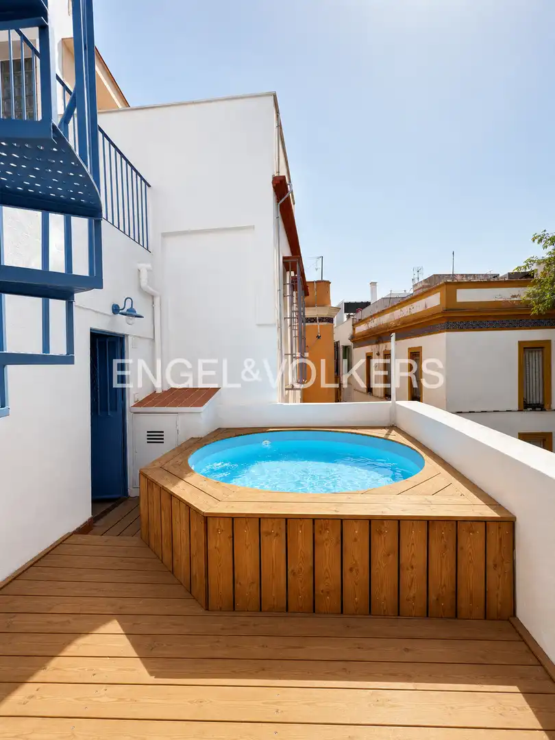 Terraza de Casa adosada en venta en Sevilla con Aire acondicionado, Calefacción y Terraza