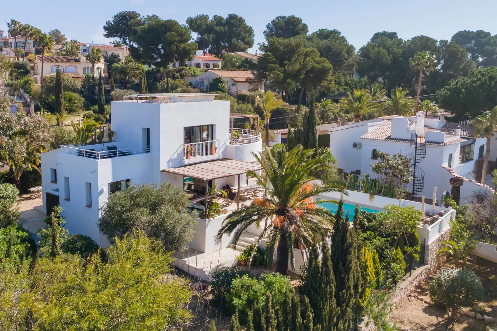 Exterior view of Houses for sale in Jávea / Xàbia  with Air Conditioner, Heating and Private garden