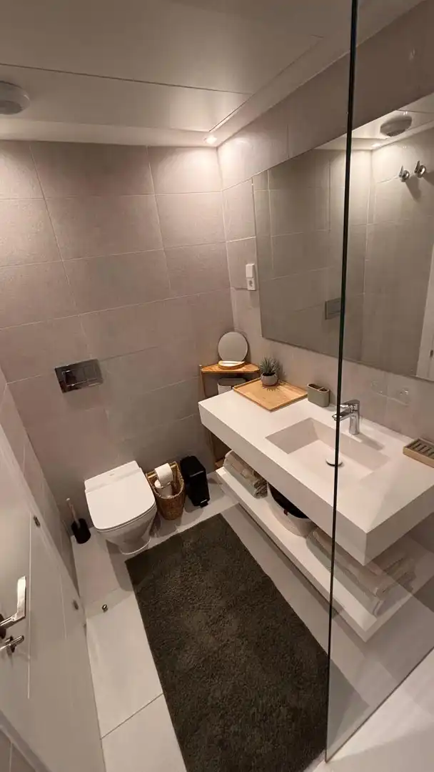 Baño de Apartamento en venta en Mijas con Aire acondicionado, Calefacción y Terraza
