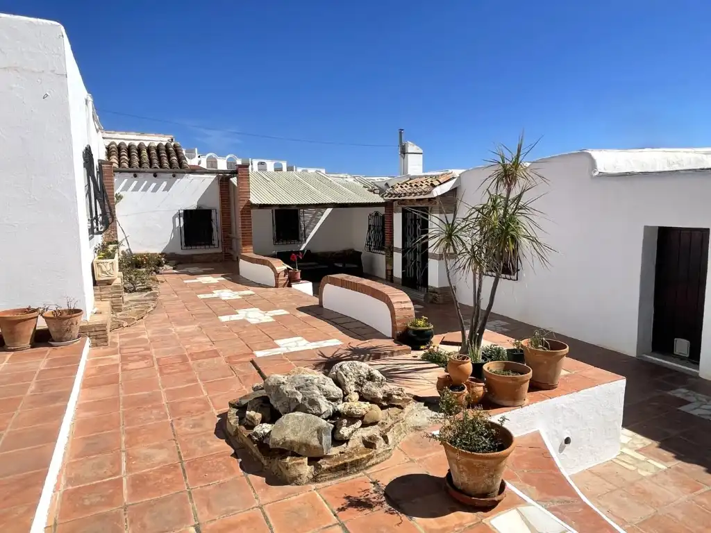 Terrassa de Casa o xalet en venda en Mojácar amb Aire condicionat, Jardí privat i Terrassa