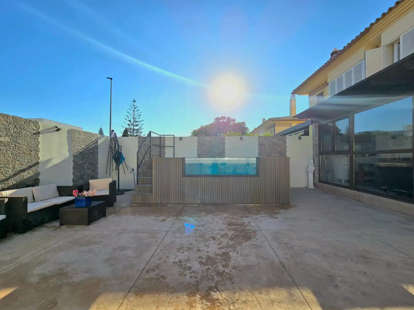 Piscina de Casa adosada en venda en Alhaurín de la Torre amb Aire condicionat, Calefacció i Terrassa