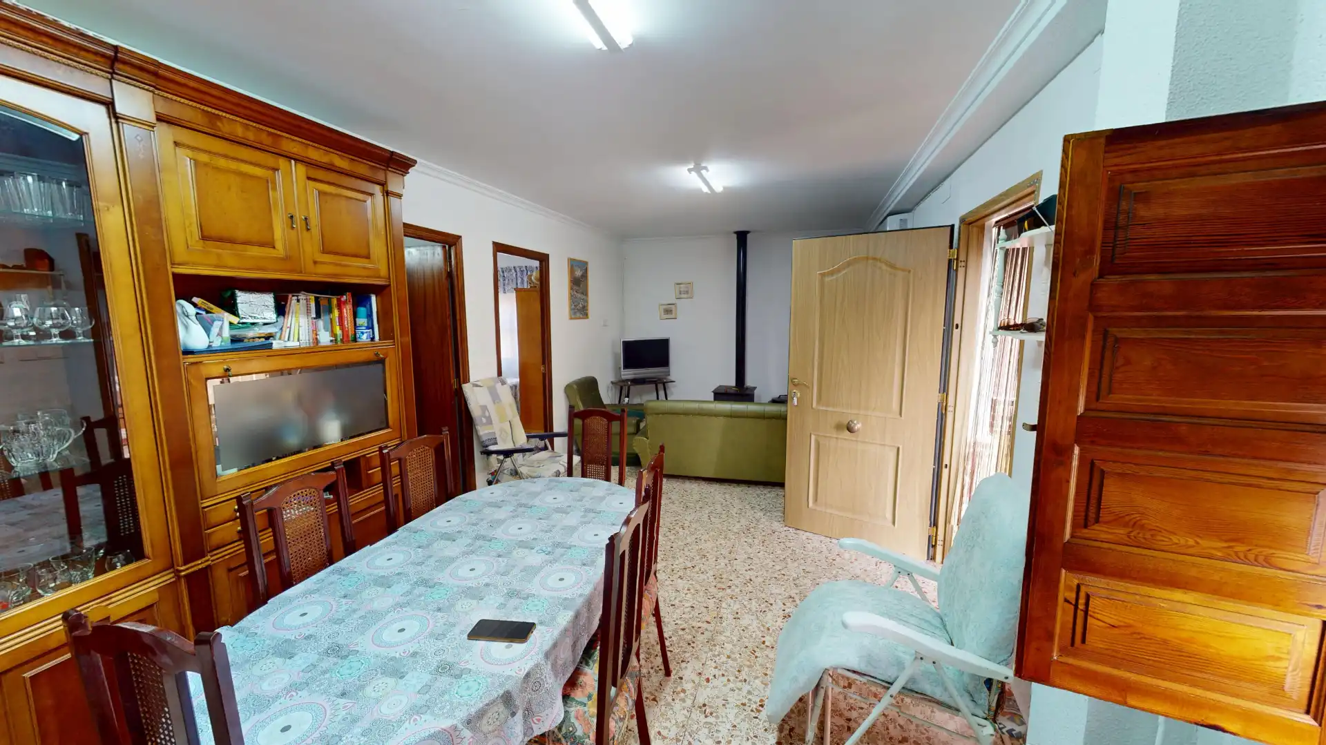 Living room of Houses for sale in Aspe  with Private garden, Terrace and Swimming Pool