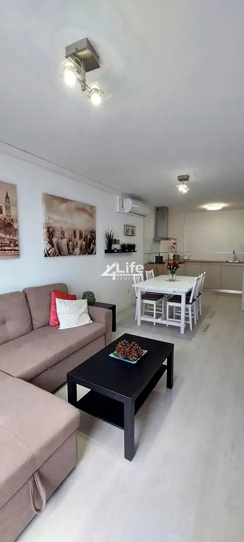 Living room of Flat for sale in Adeje  with Air Conditioner, Terrace and Furnished