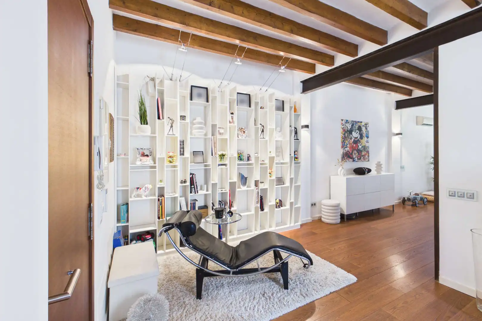 Sala d'estar de Àtic en venda en Inca amb Aire condicionat, Parquet i Terrassa