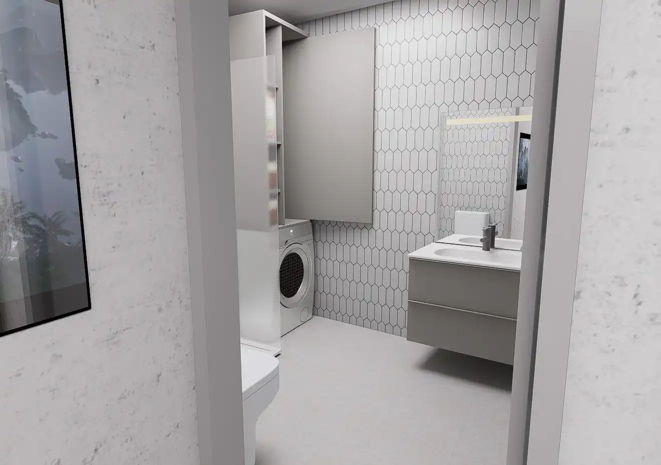 Baño de Loft en venta en Cangas  con Calefacción, Terraza y Amueblado