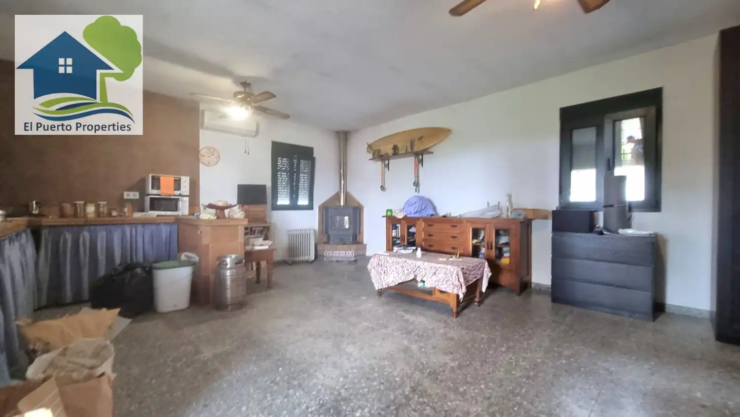 Cocina de Finca rústica en venta en El Puerto de Santa María con Aire acondicionado, Calefacción y Jardín privado