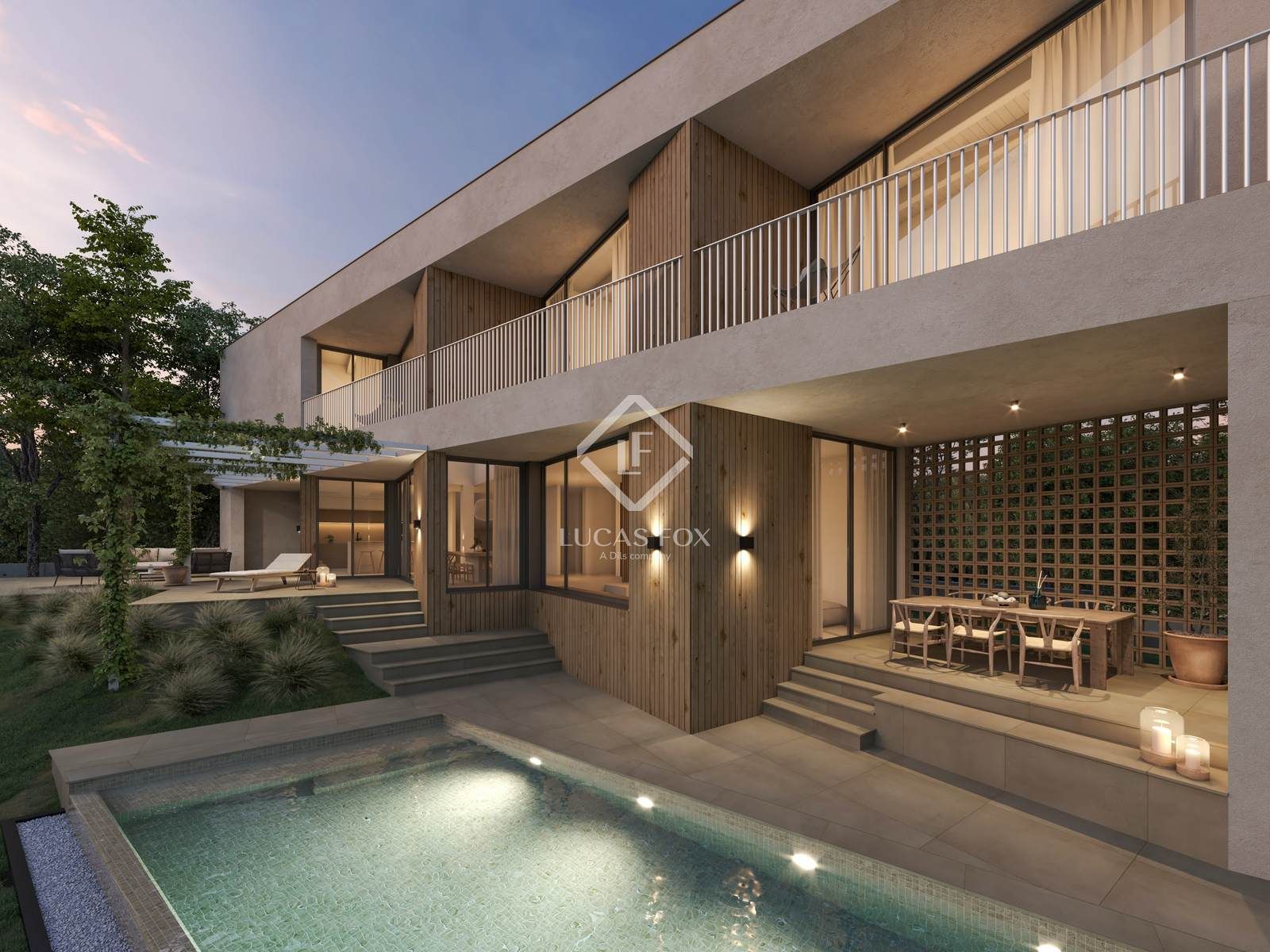 Exterior view of House or chalet for sale in Vilassar de Dalt  with Air Conditioner, Heating and Private garden