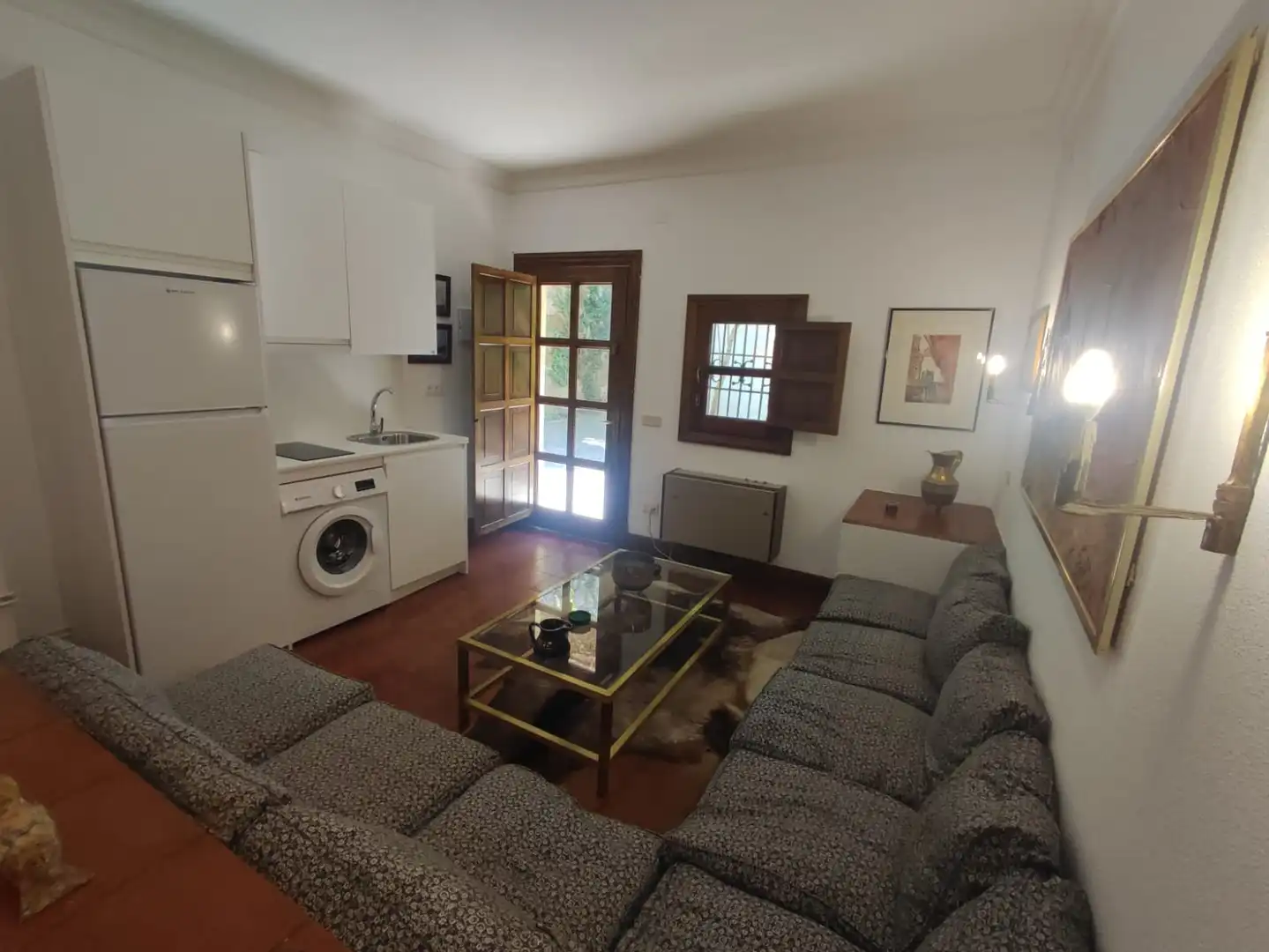 Wohnzimmer von Wohnungen zur Miete in Plasencia mit Klimaanlage, Heizung und Möbliert