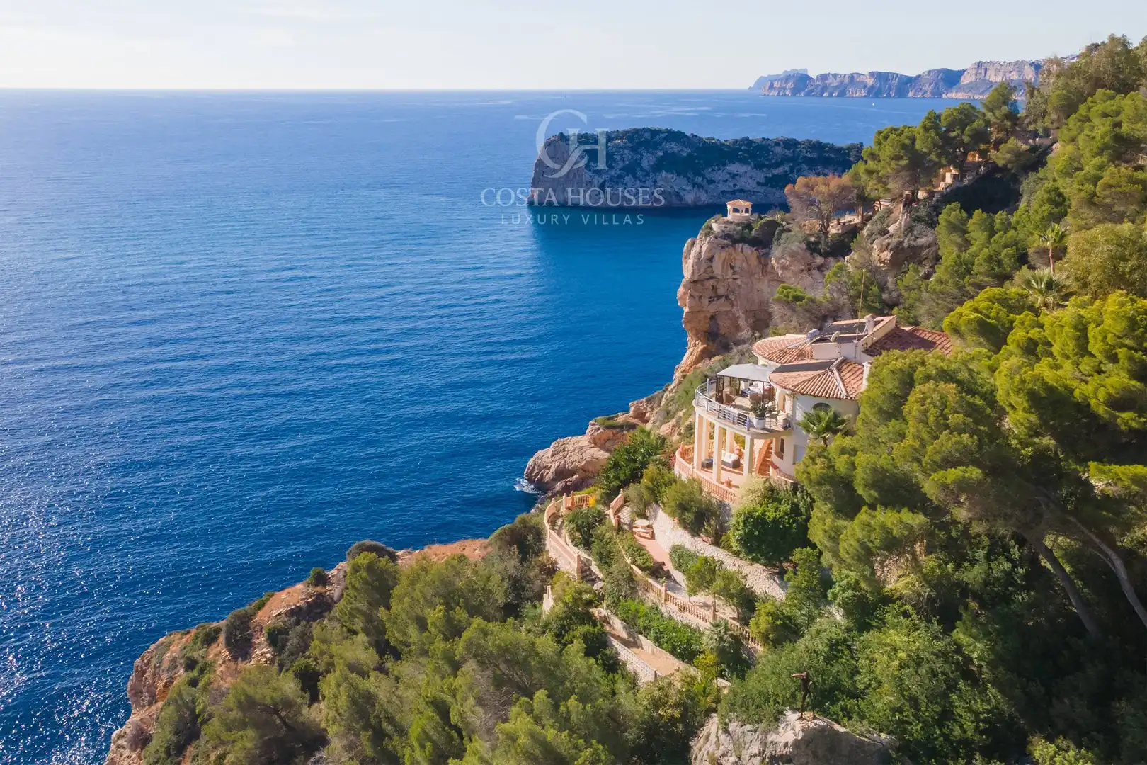 Außenansicht von Haus oder Chalet zum Verkauf in Jávea / Xàbia mit Klimaanlage, Privatgarten und Terrasse