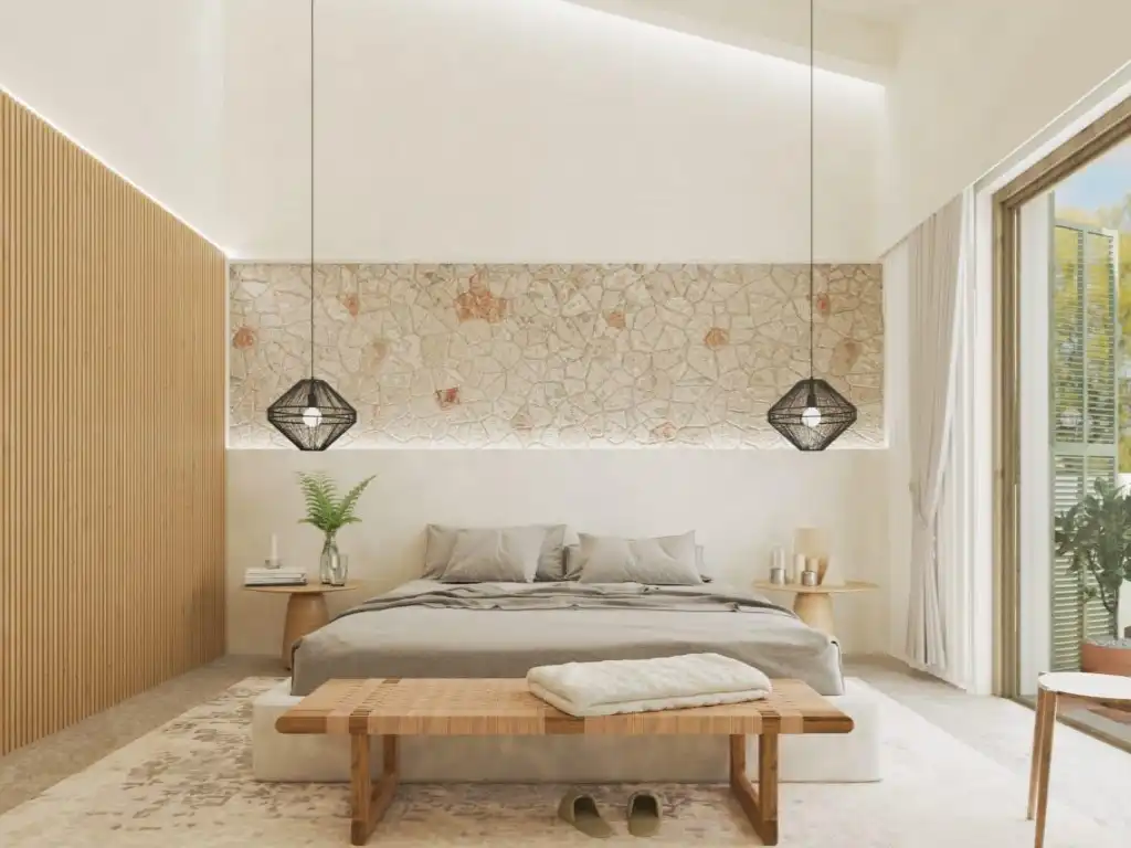 Habitación de Casa adosada en venta en Ses Salines con Aire acondicionado, Jardín privado y Terraza