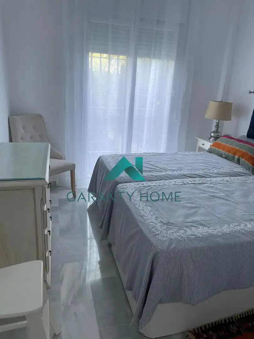 Exterior view of Flat for rent in Estepona  with Private garden, Terrace and Community pool