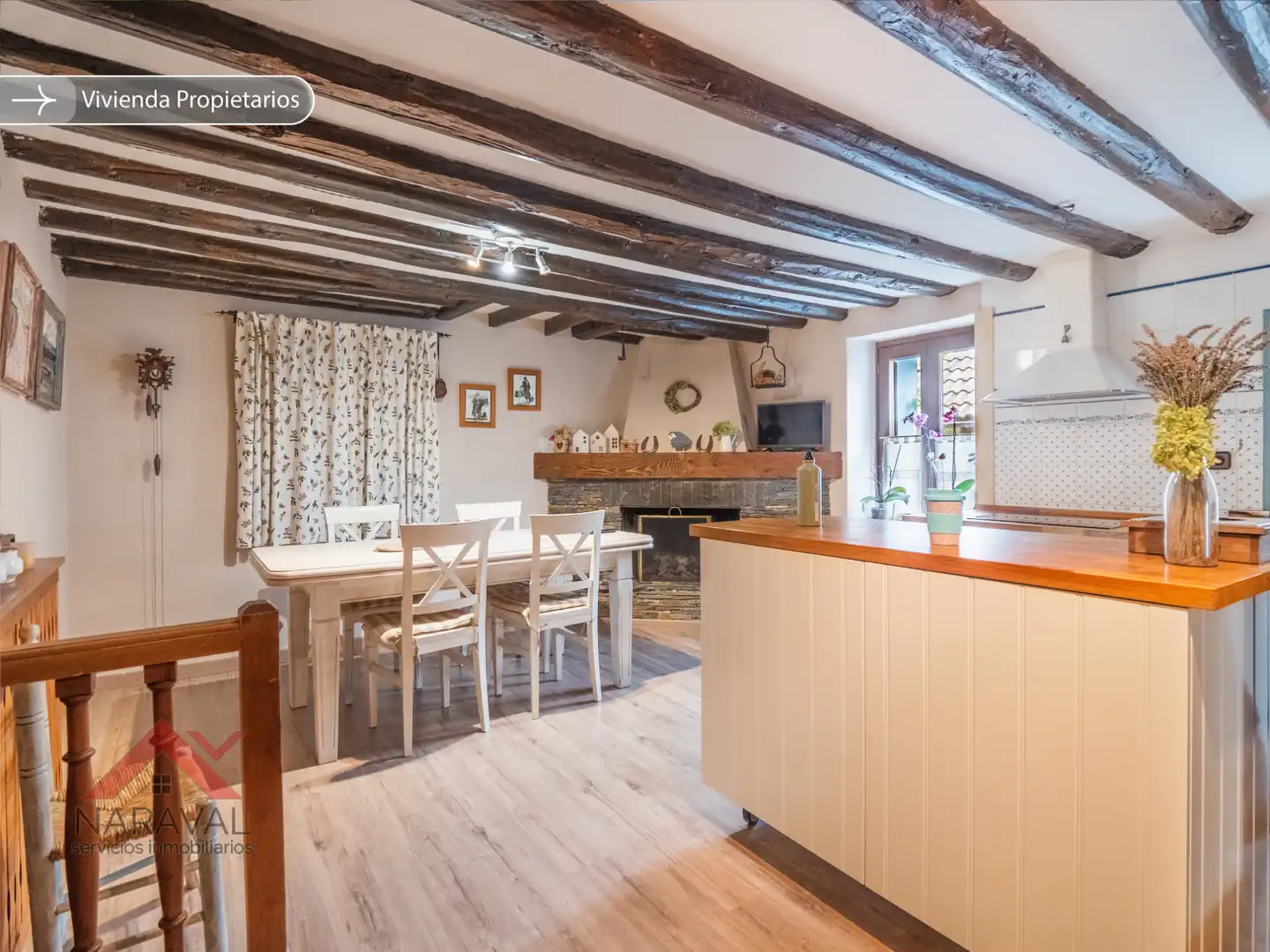 Cocina de Casa o chalet en venta en Fiscal con Aire acondicionado, Calefacción y Jardín privado