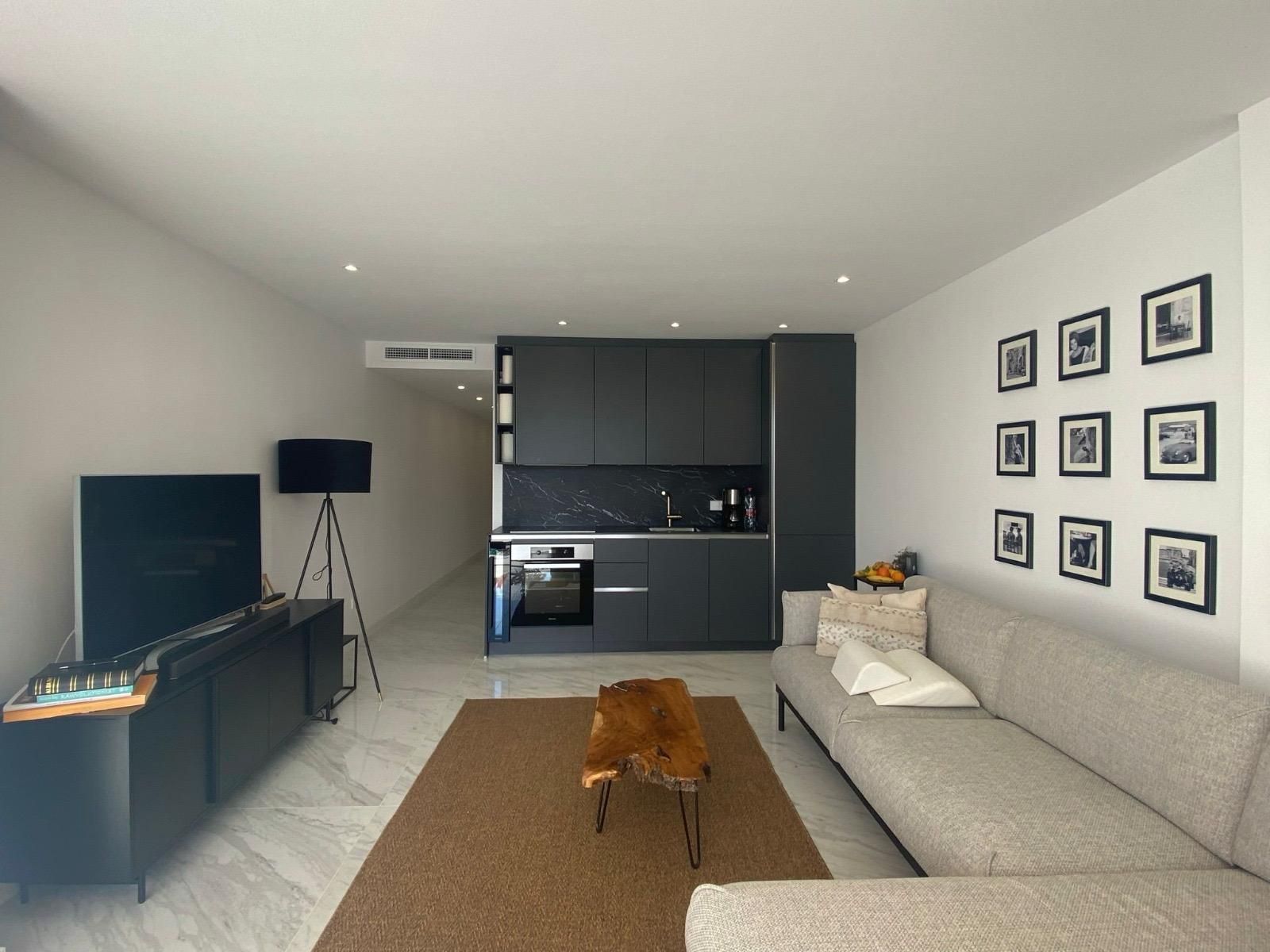 Sala d'estar de Apartament en venda en Calvià amb Aire condicionat i Terrassa