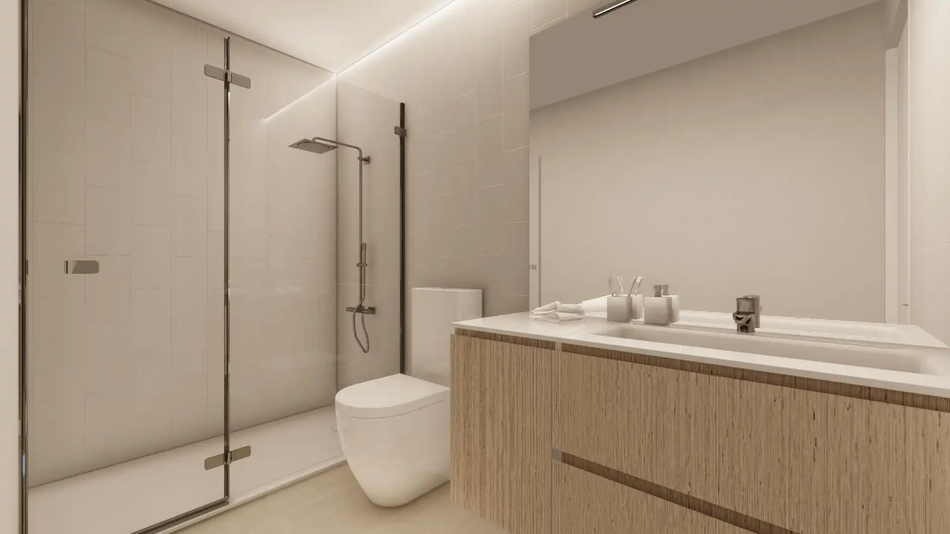 Baño de Ático en venta en Benalmádena con Aire acondicionado, Terraza y Piscina comunitaria