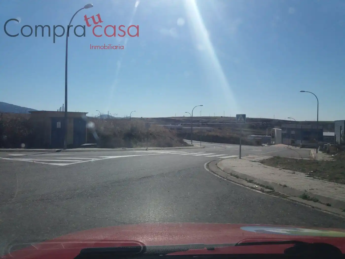 Vista exterior de Terreny industrial en venda en Segovia