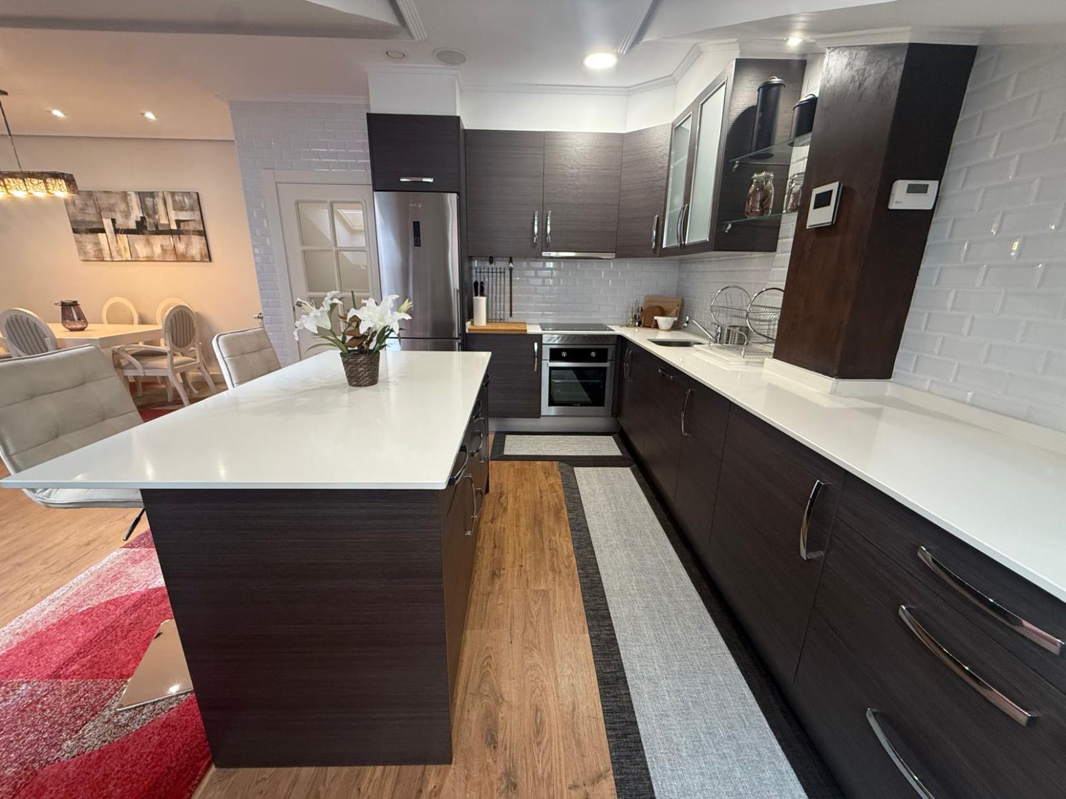 Kitchen of Flat for sale in Avilés  with Heating and Furnished