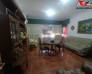 Living room of Flat for sale in  Albacete Capital  with Heating, Furnished and Balcony