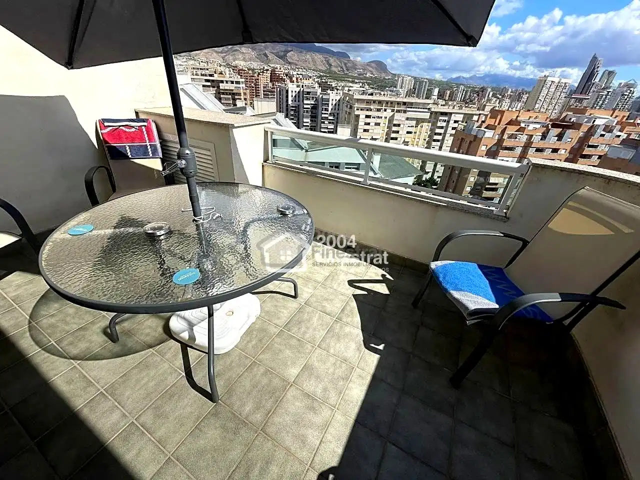 Terrasse von Wohnung zum Verkauf in Villajoyosa / La Vila Joiosa mit Klimaanlage, Terrasse und Möbliert