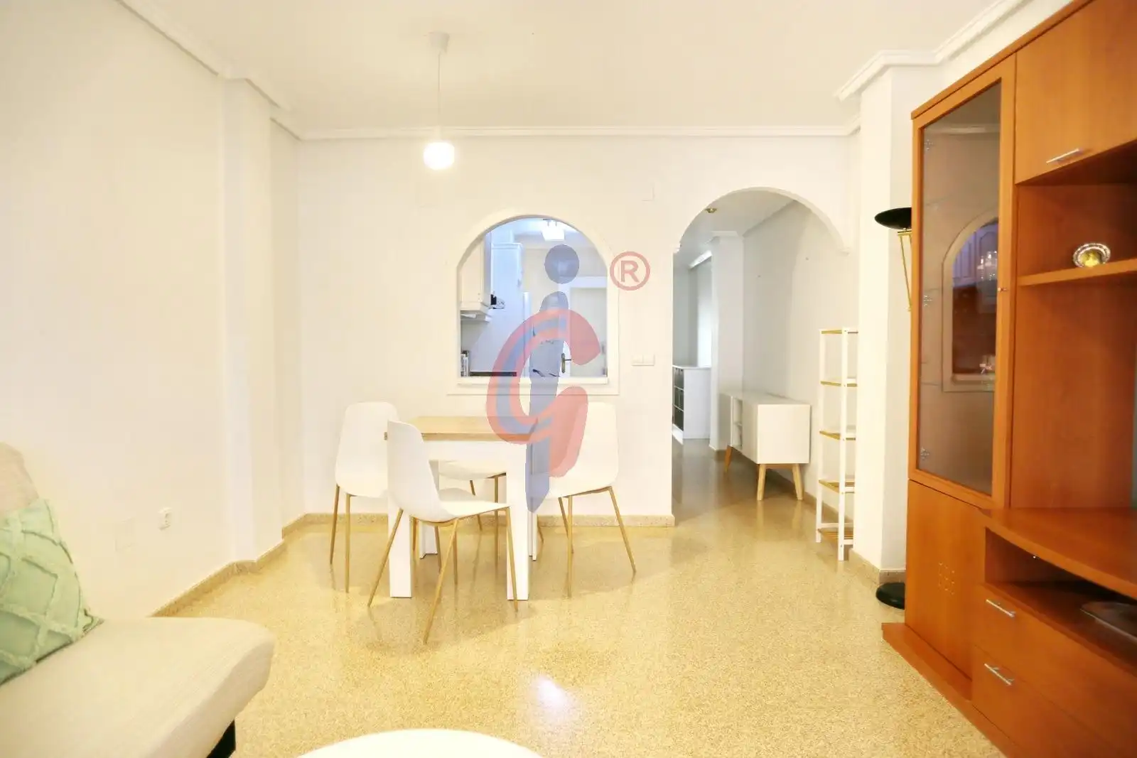 Comedor de Piso de alquiler en Guardamar del Segura con Aire acondicionado, Terraza y Amueblado