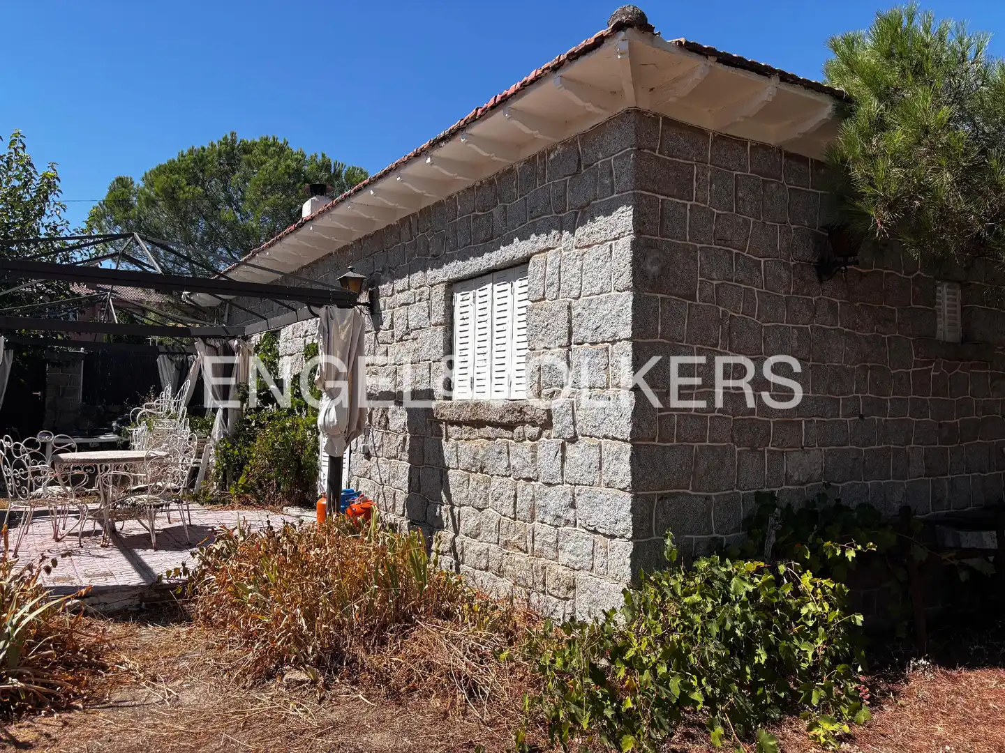Vista exterior de Casa o xalet en venda en Galapagar amb Calefacció i Jardí privat