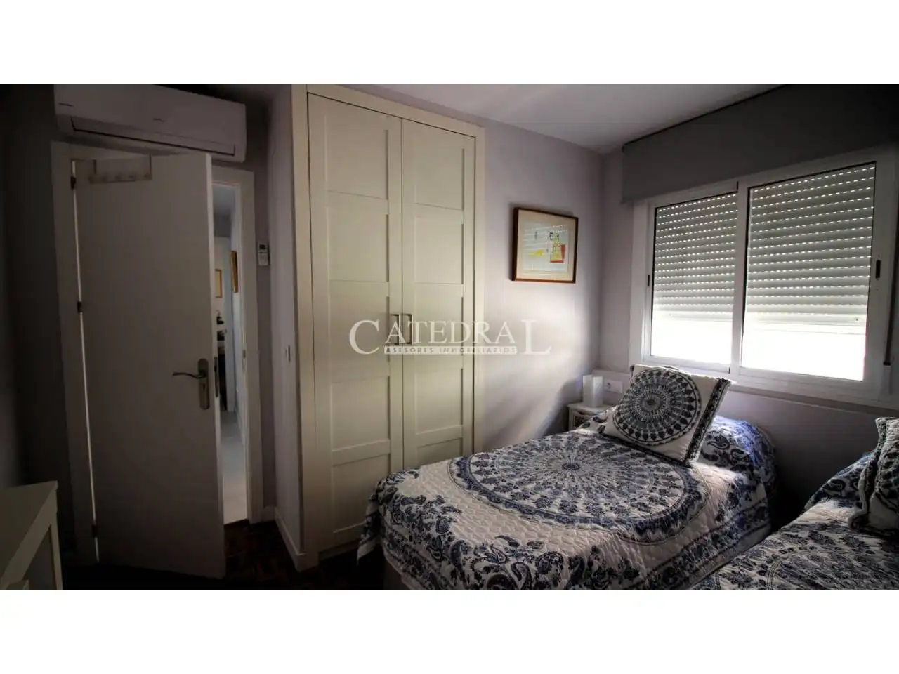Schlafzimmer von Wohnung zum Verkauf in Sevilla mit Klimaanlage, Heizung und Parkett