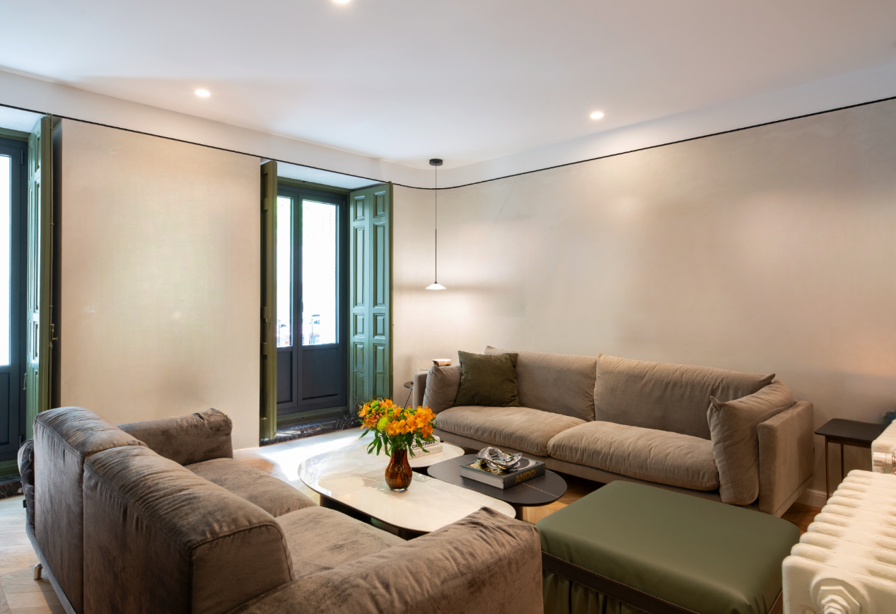 Sala d'estar de Pis en venda en  Madrid Capital amb Aire condicionat, Calefacció i Traster