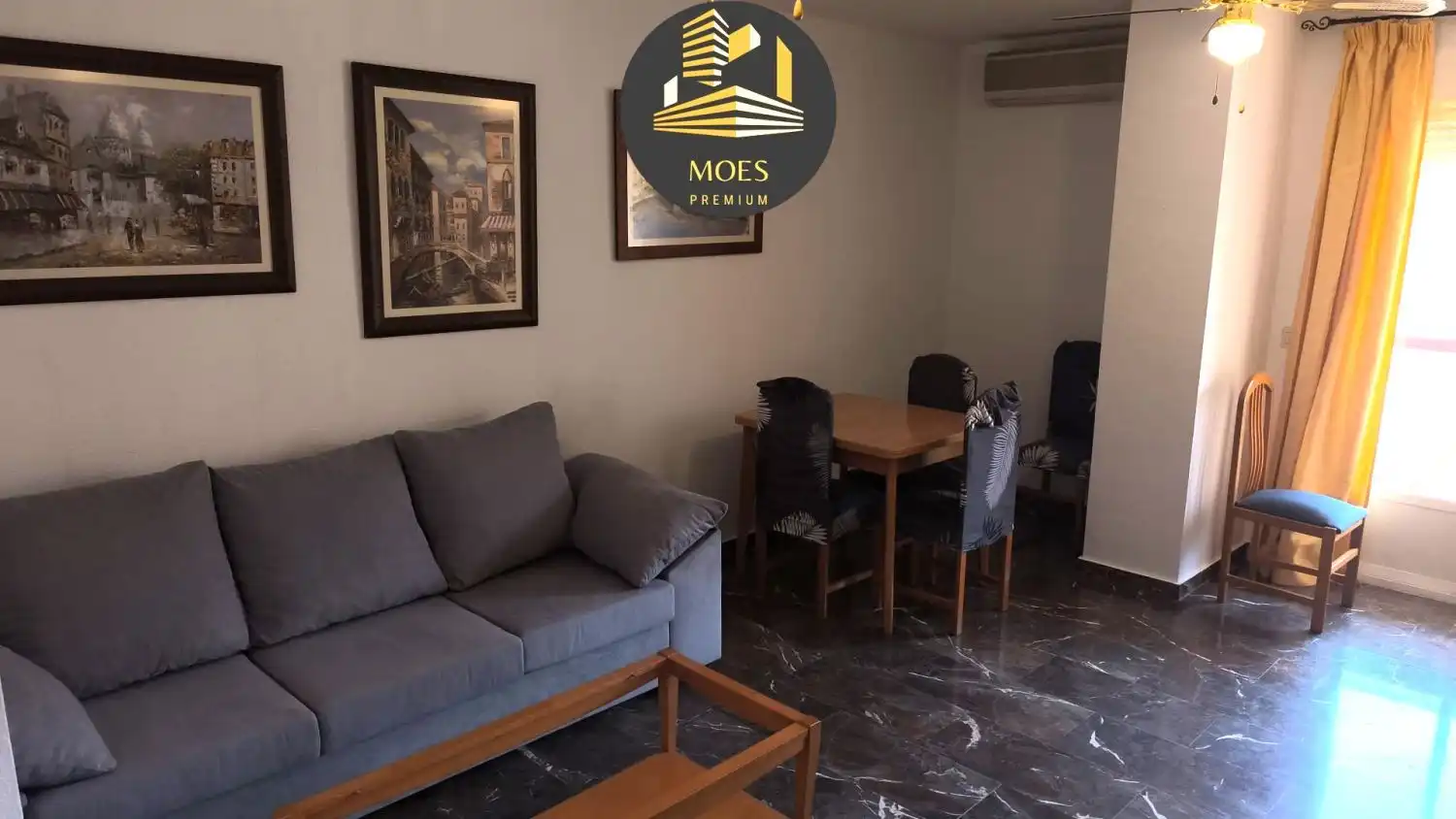 Sala de estar de Piso de alquiler en Jaén con Aire acondicionado, Calefacción y Terraza