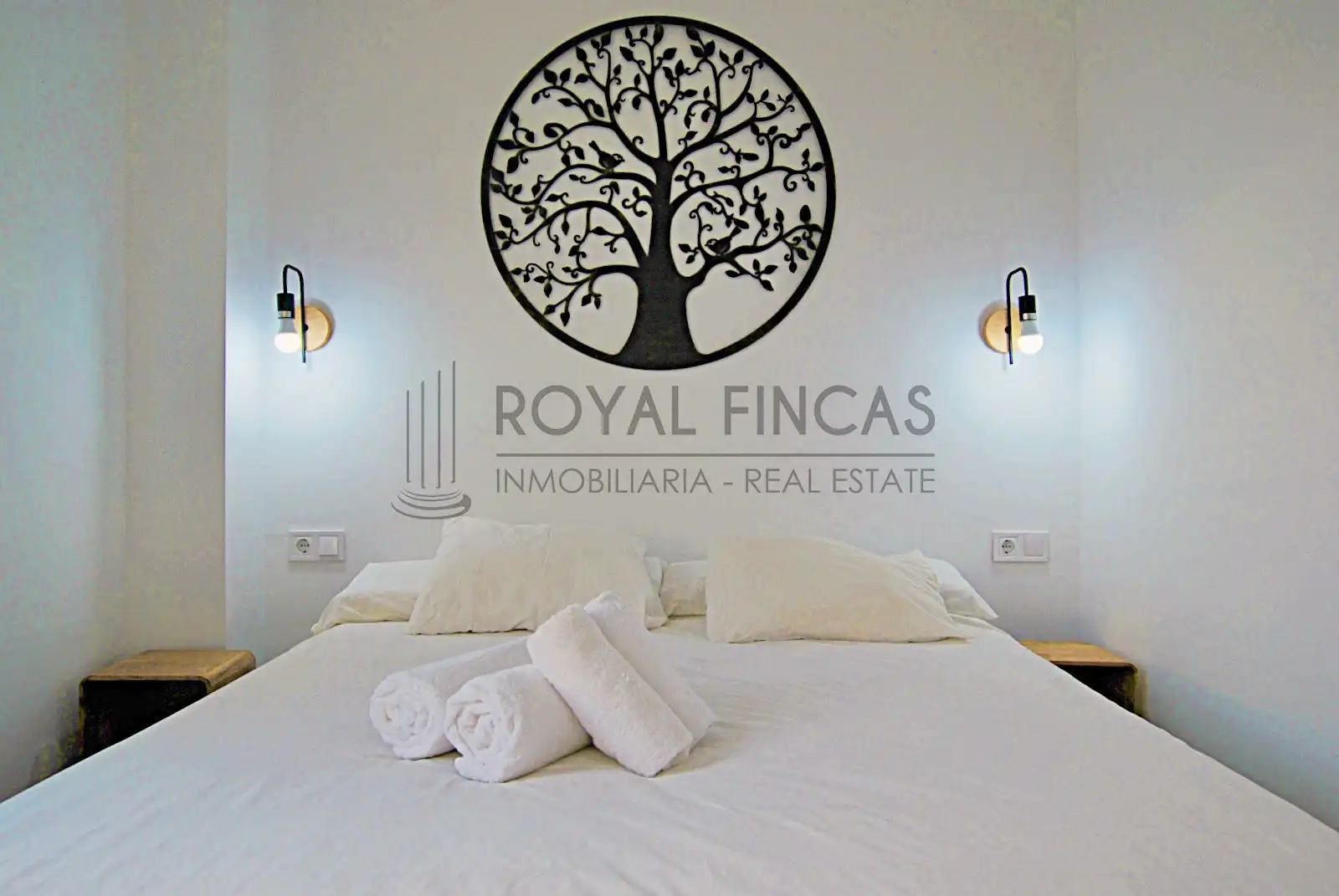Bedroom of Detached homes for sale in Benalmádena  with Air Conditioner, Terrace and Swimming Pool