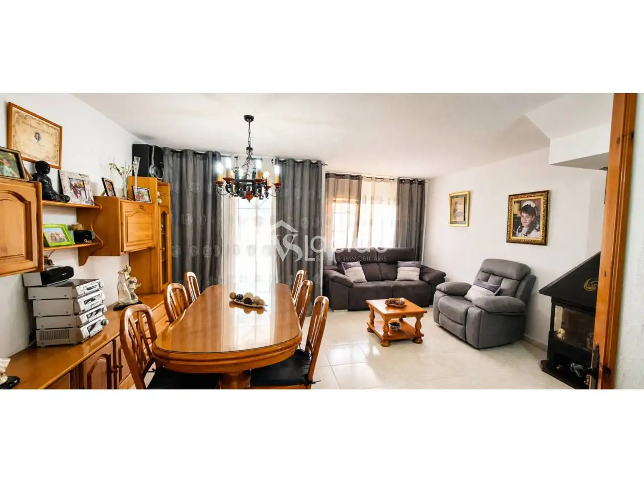 Living room of Houses for sale in Olesa de Montserrat  with Heating, Private garden and Terrace