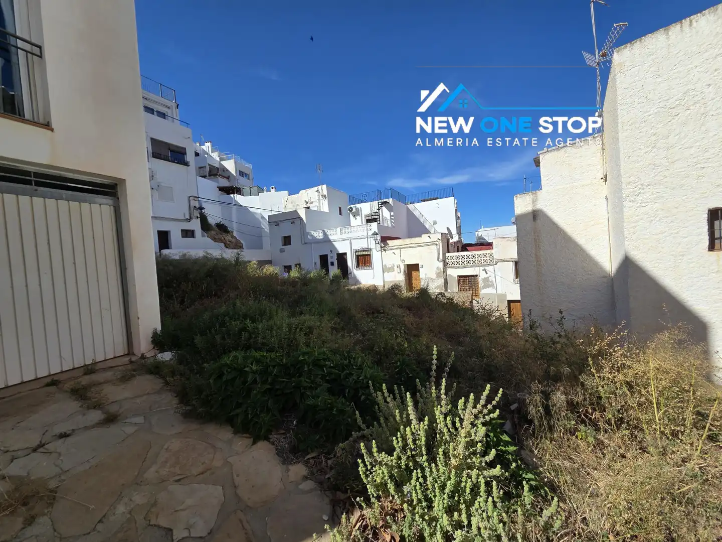 Vista exterior de Casa adosada en venta en Mojácar Pueblo