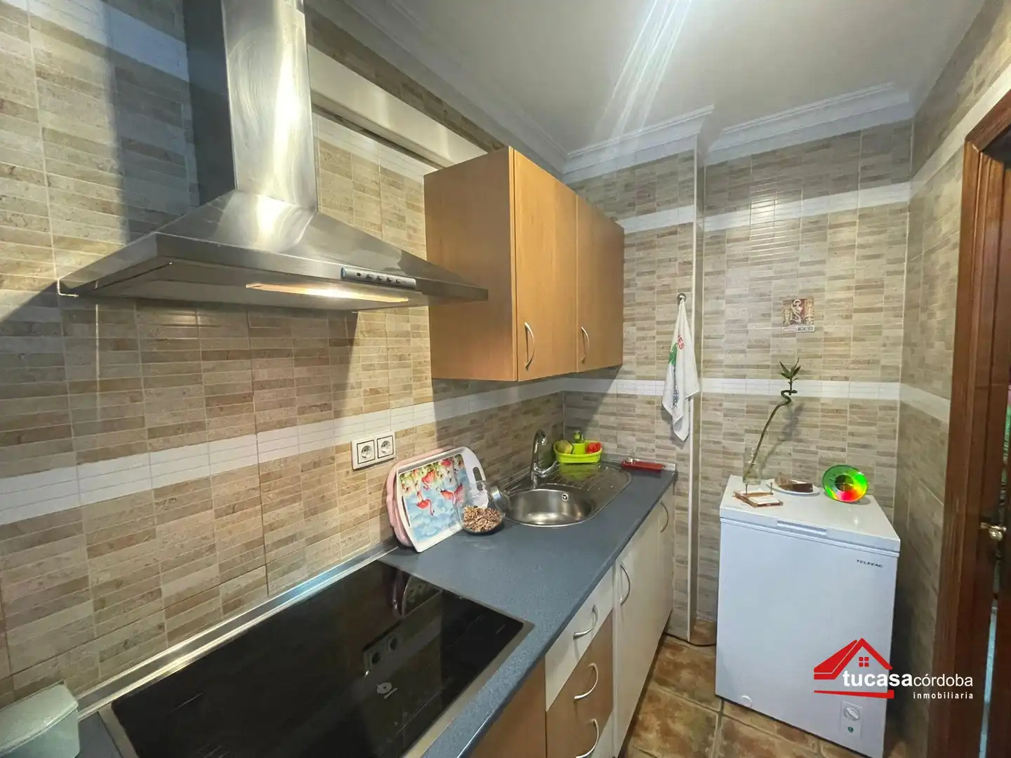 Kitchen of Flat for sale in Córdoba  with Air Conditioner, Parquet flooring and Terrace