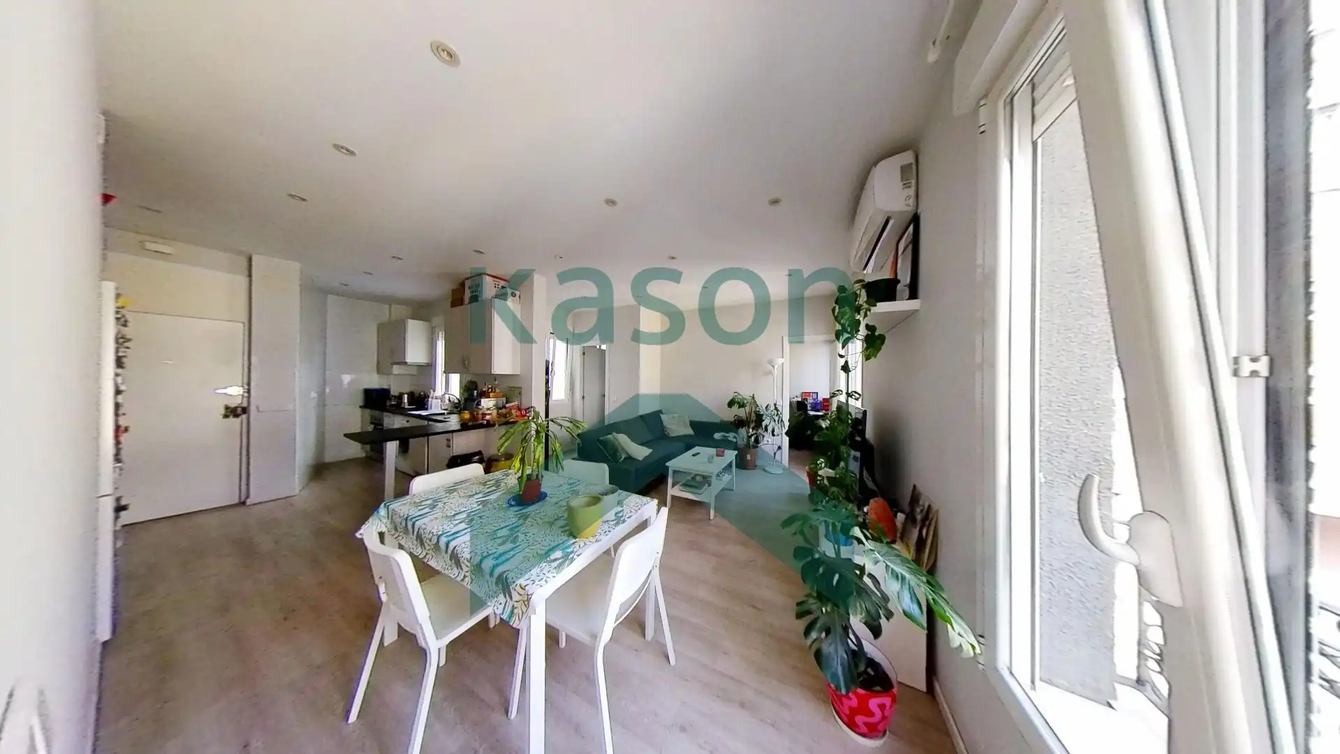 Wohnzimmer von Wohnung zum Verkauf in Madrid mit Klimaanlage und Heizung