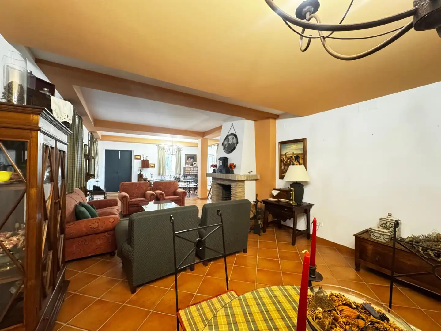 Living room of Houses for sale in Córdoba  with Air Conditioner, Private garden and Terrace