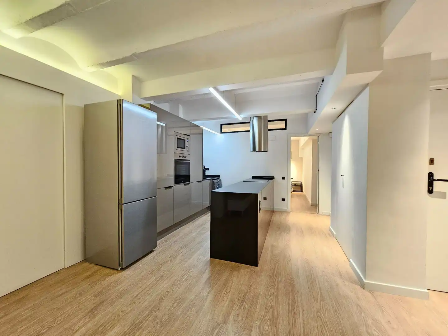 Kitchen of Flat for rent in Barcelona  with Air Conditioner and Furnished