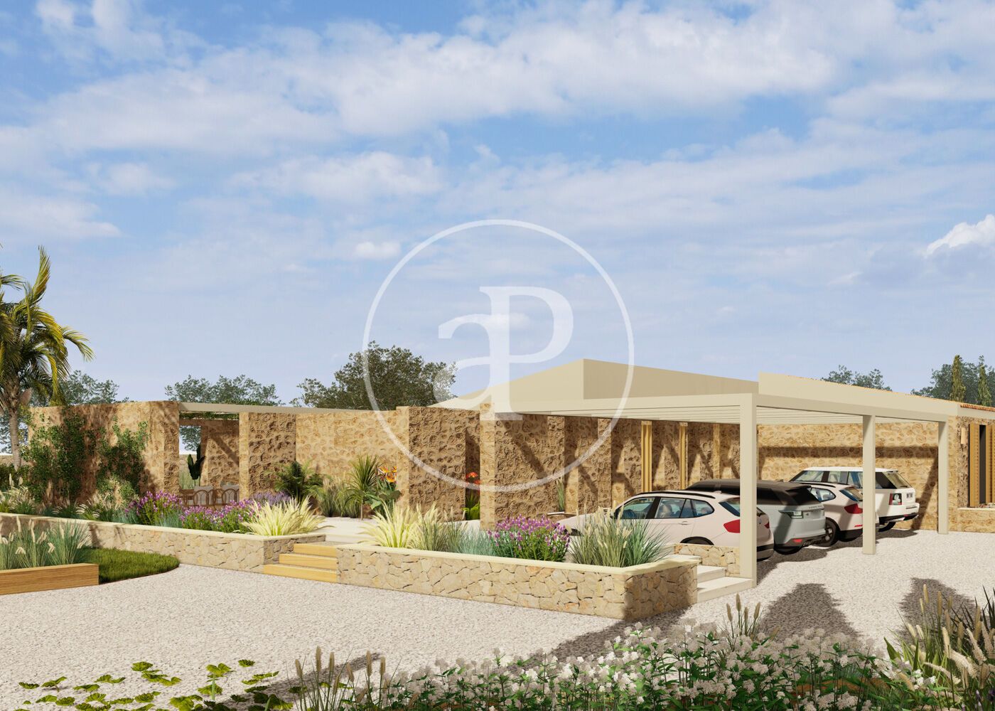 Exterior view of House or chalet for sale in Sa Pobla  with Air Conditioner, Heating and Private garden