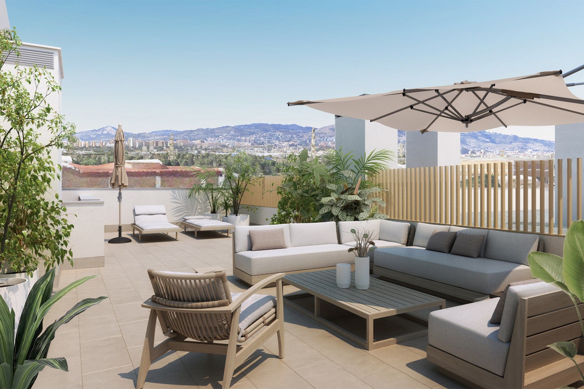 Terrasse von Wohnung zum verkauf in El Prat de Llobregat mit Klimaanlage, Heizung und Terrasse