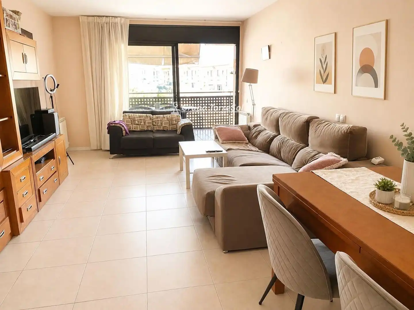 Wohnzimmer von Wohnung zum Verkauf in El Vendrell mit Klimaanlage, Heizung und Terrasse