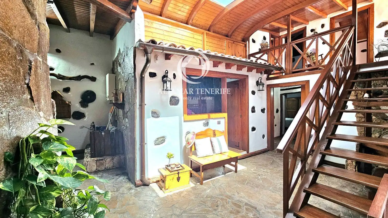 Terraza de Casa adosada en venta en Santiago del Teide con Terraza, Trastero y Amueblado
