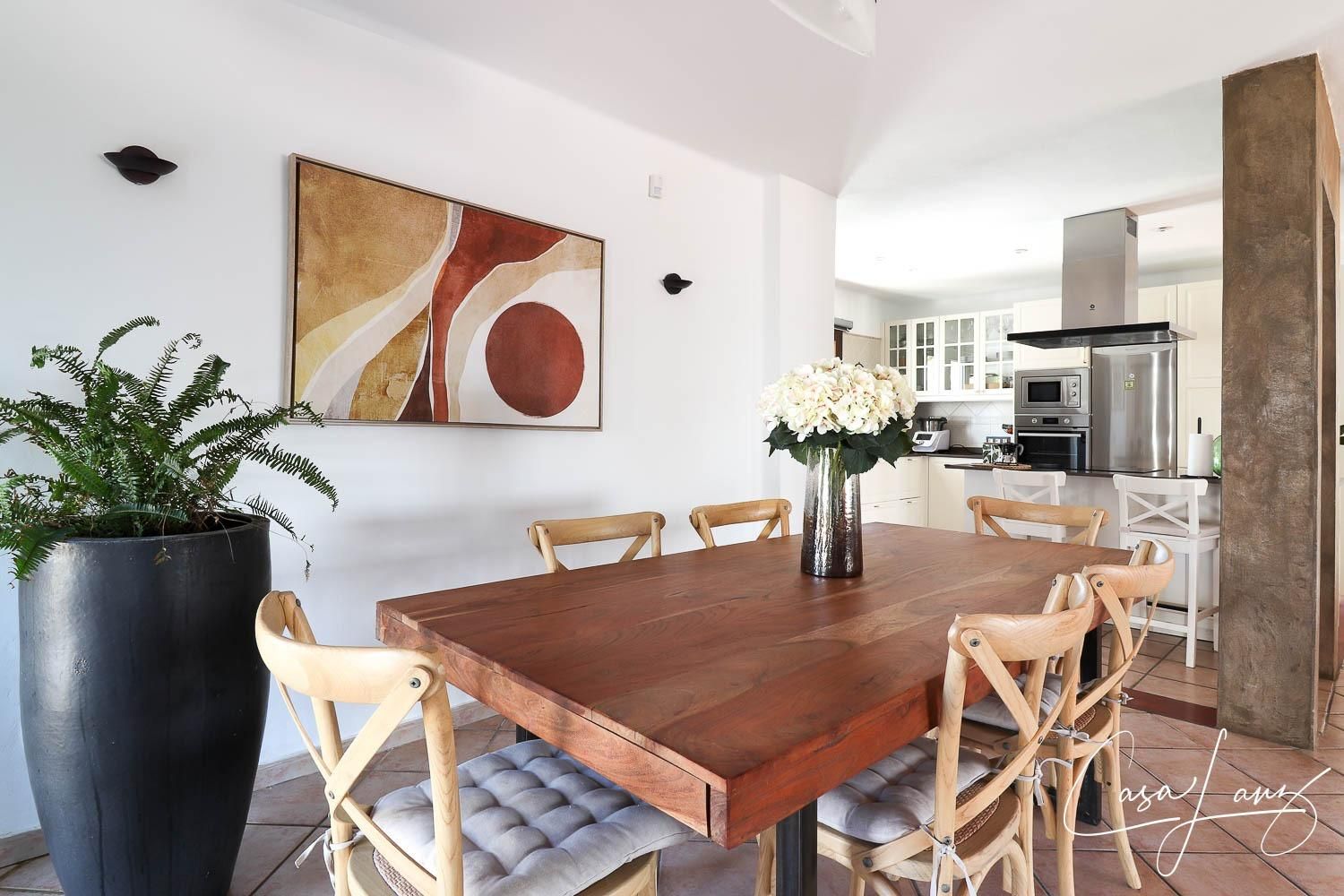 Menjador de Casa o xalet en venda en Tías amb Jardí privat, Terrassa i Traster