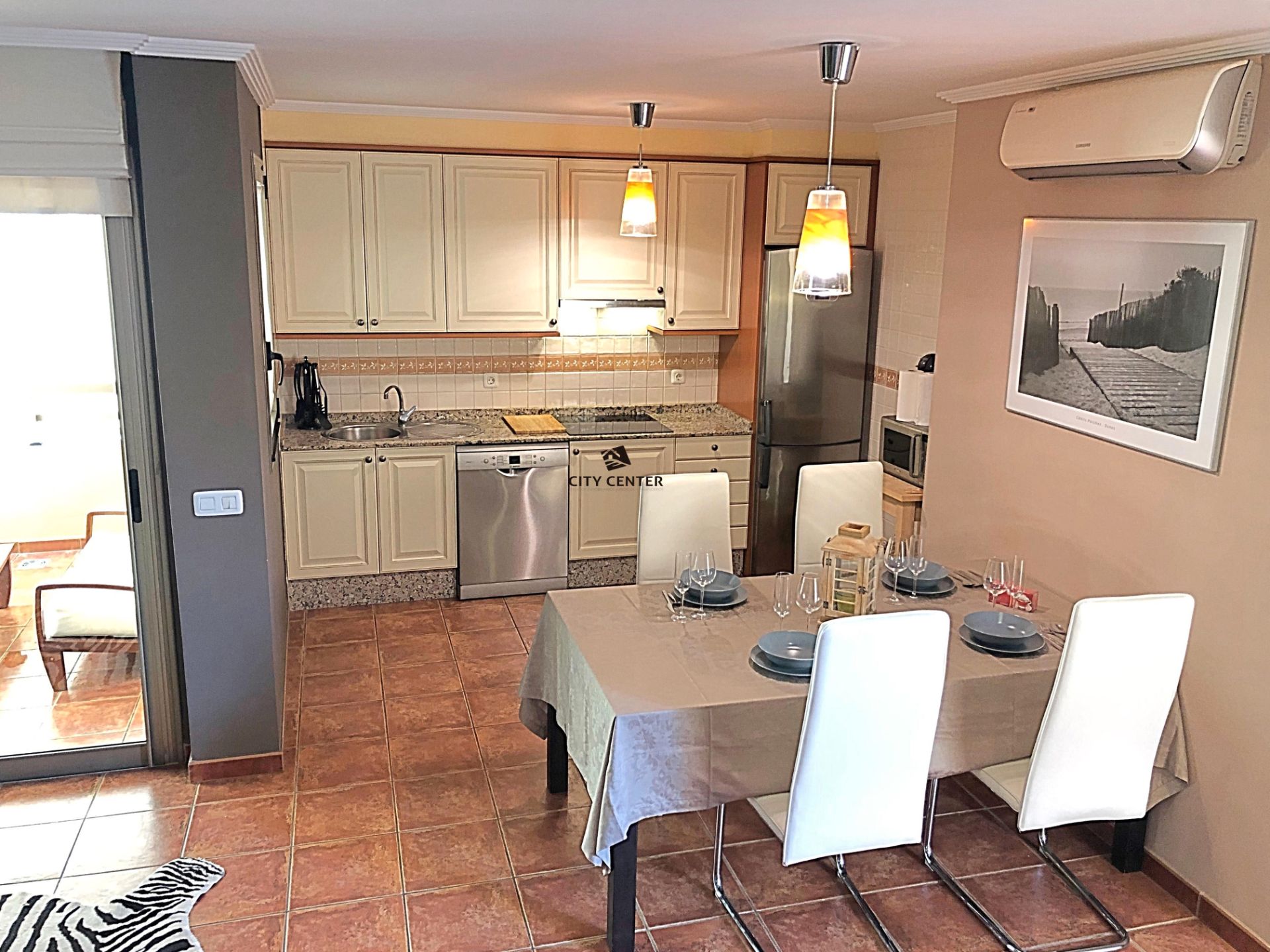 Cocina de Casa adosada en venta en Granadilla de Abona con Jardín privado, Terraza y Amueblado