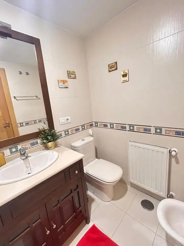 Bathroom of Flat for rent in Gijón   with Heating, Storage room and Furnished