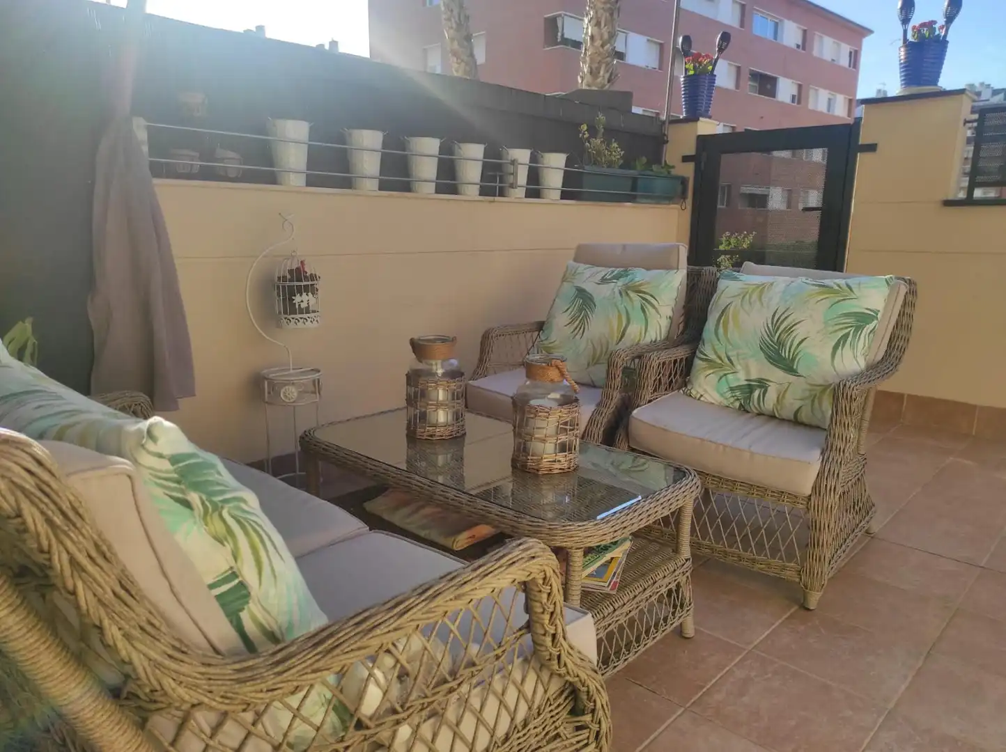 Terraza de Apartamento en venta en Lloret de Mar con Calefacción y Jardín privado